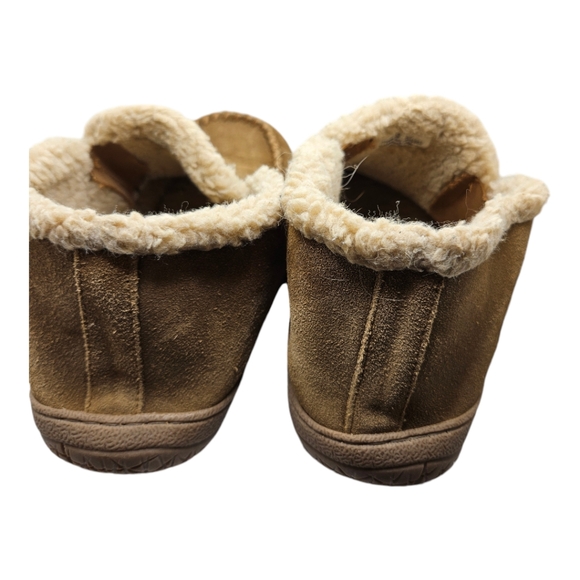 Clarks Bennet Lined Suede Men's Slipper Bootie Light Brown Size 9 Medium - Picture 4 of 8